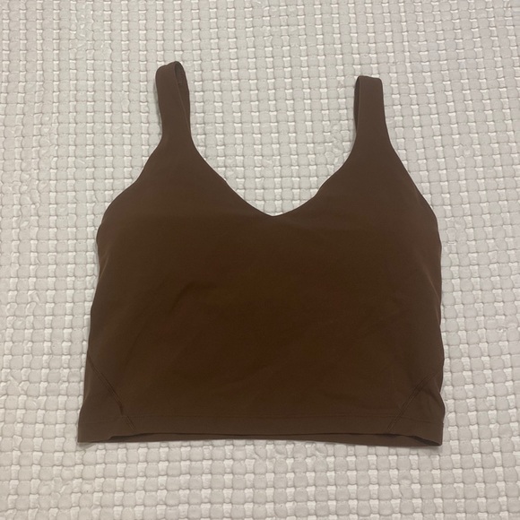 lululemon athletica Tops - Lululemon Align Tank-Java-Size 8 *includes pads